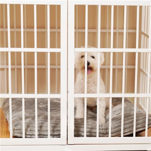 Washable Dog Bed Deluxe Plush Dog Crate Beds Comfy Pad Anti-Slip Pet  21"L x 17" - Picture 7 of 7